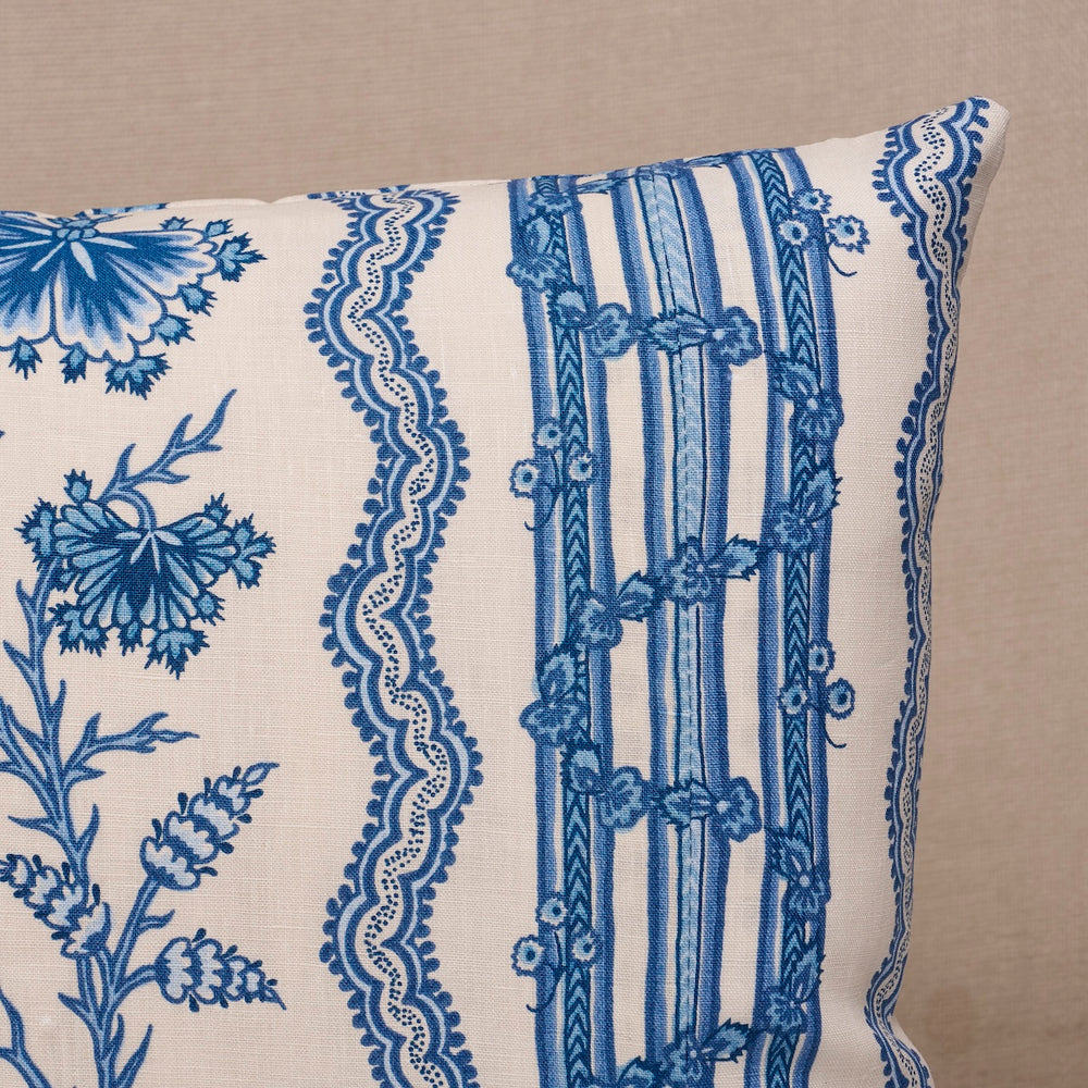 Parvati Floral Stripe Pillow | Delft