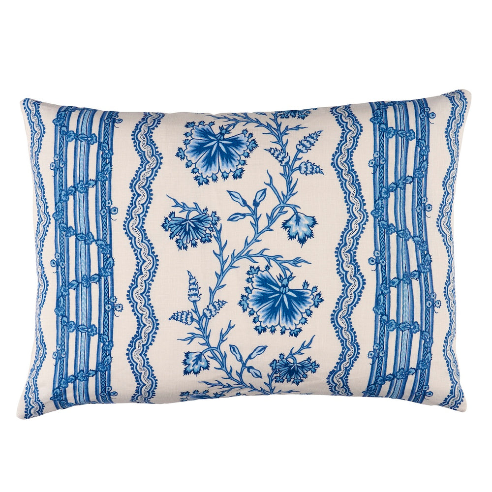 Parvati Floral Stripe Pillow | Delft