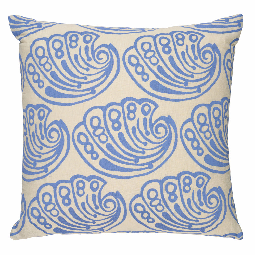 Ramsgate Hand Block Pillow | French Blue