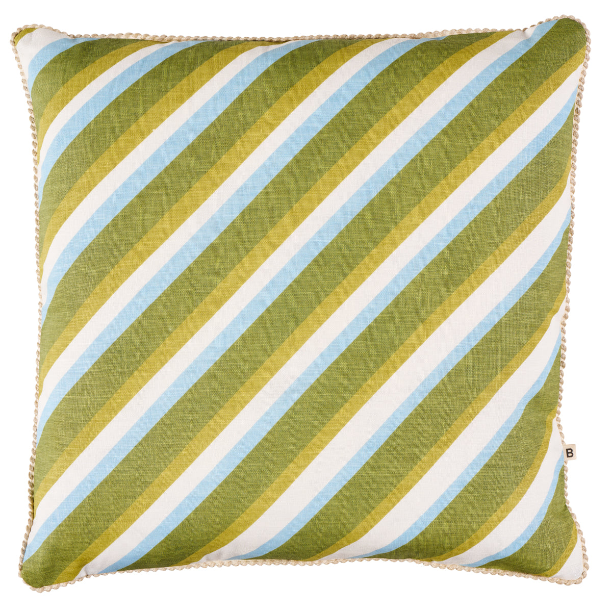 Dina Stripe 20" Pillow | Khaki