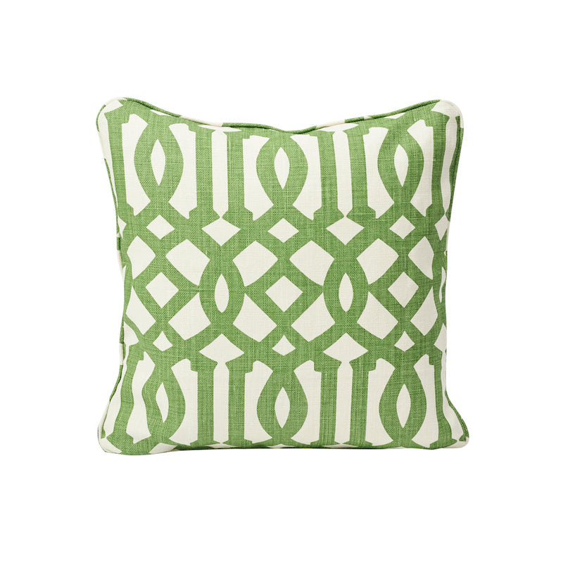 Imperial Trellis Pillow | Treillage/Ivory