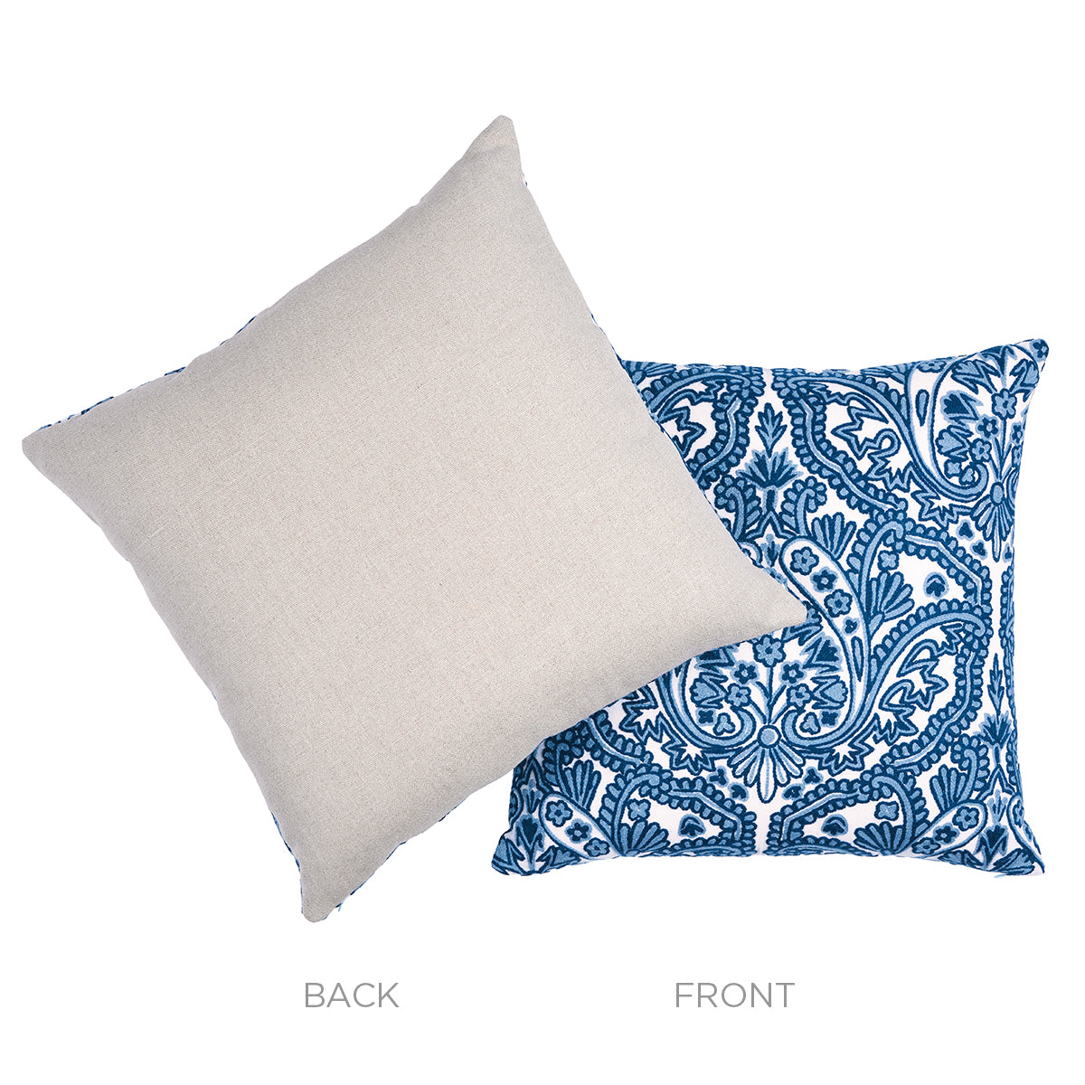 Claremont Crewel Pillow | Delft