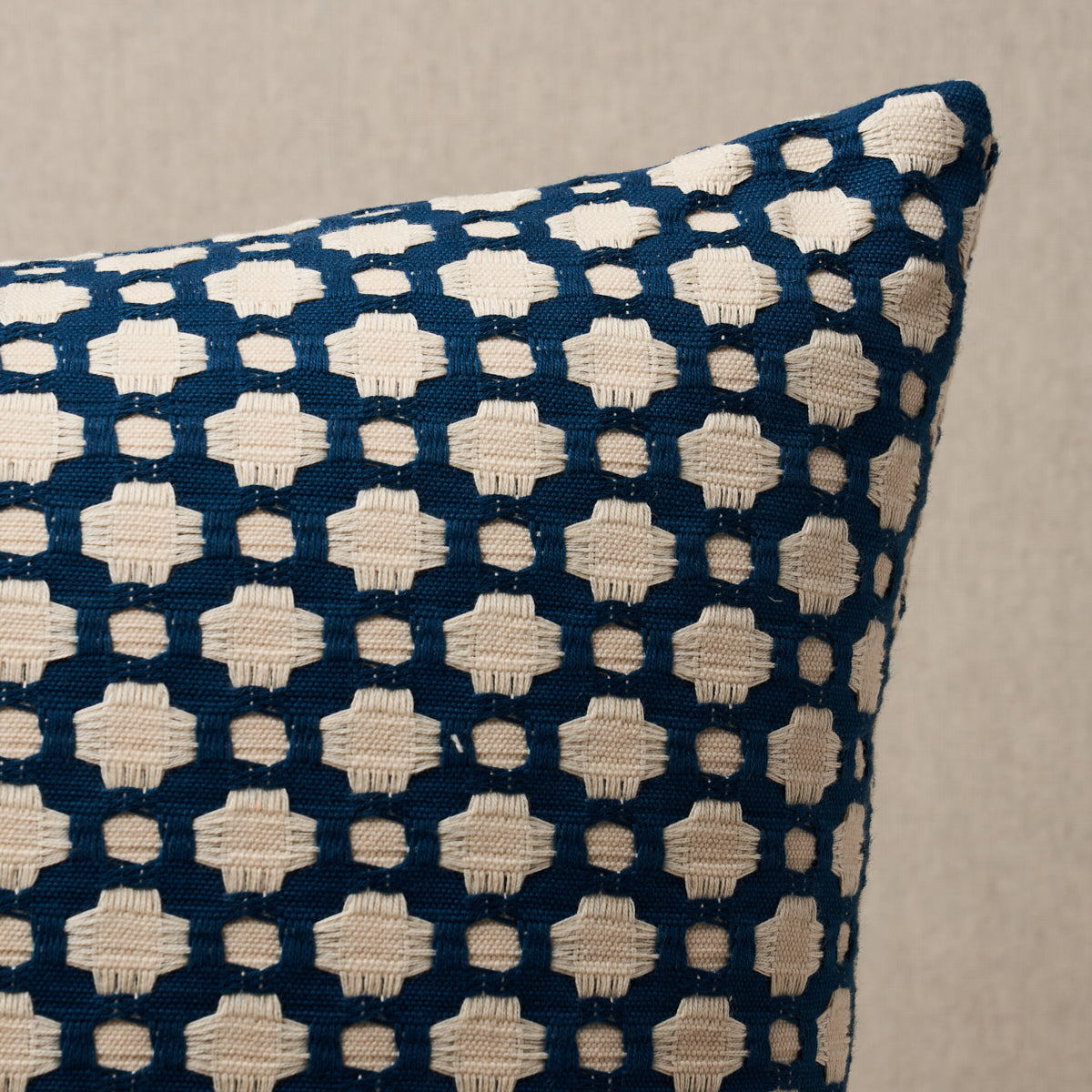 Betwixt Pillow | Indigo/Ivory