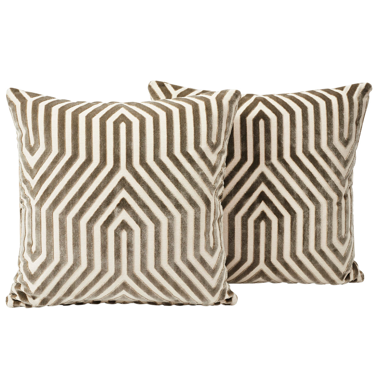 Vanderbilt Velvet Pillow | Dove