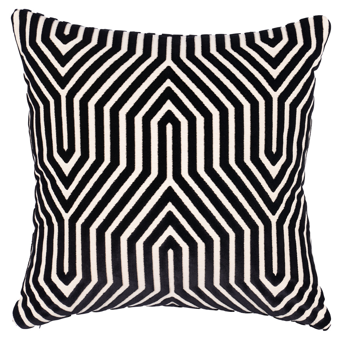 Vanderbilt Velvet Pillow | Noir