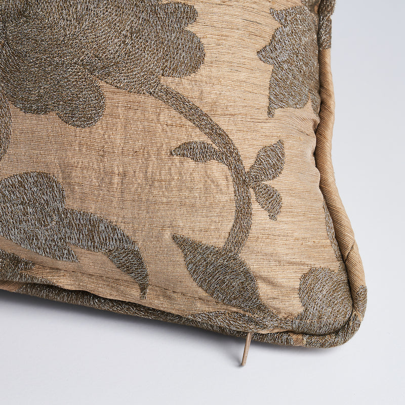 Moon Garden Pillow | Pewter