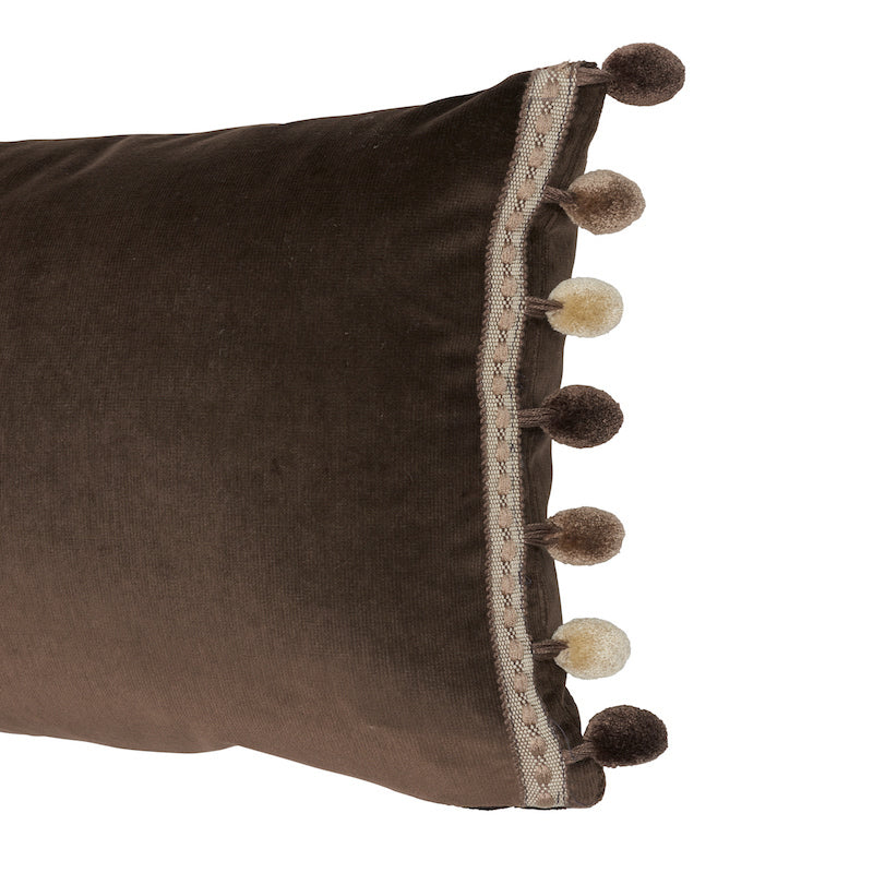 Sophia Velvet Pillow | Cocoa