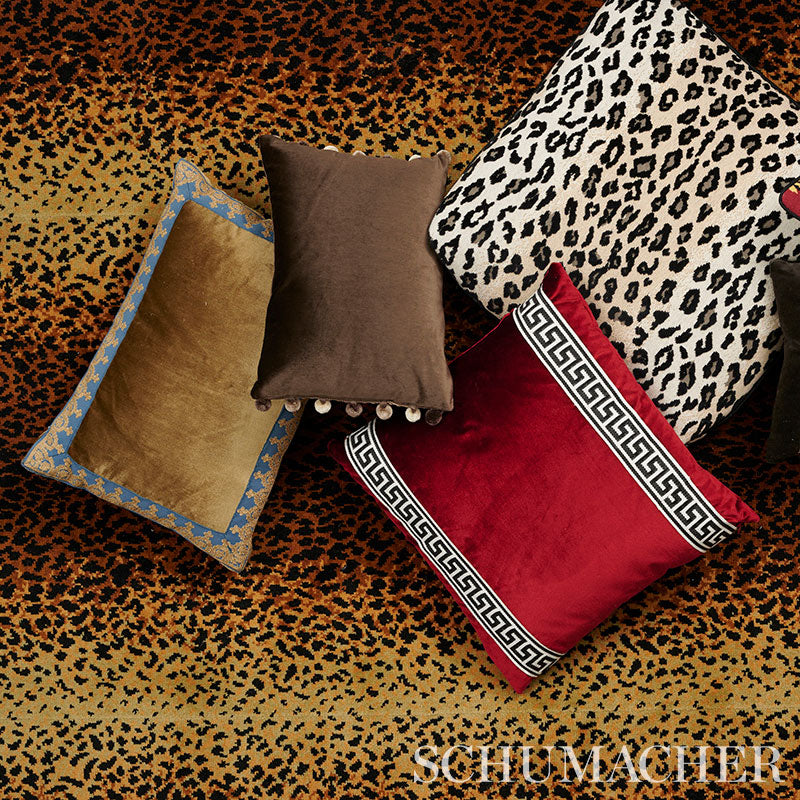 Sophia Velvet Pillow | Cocoa