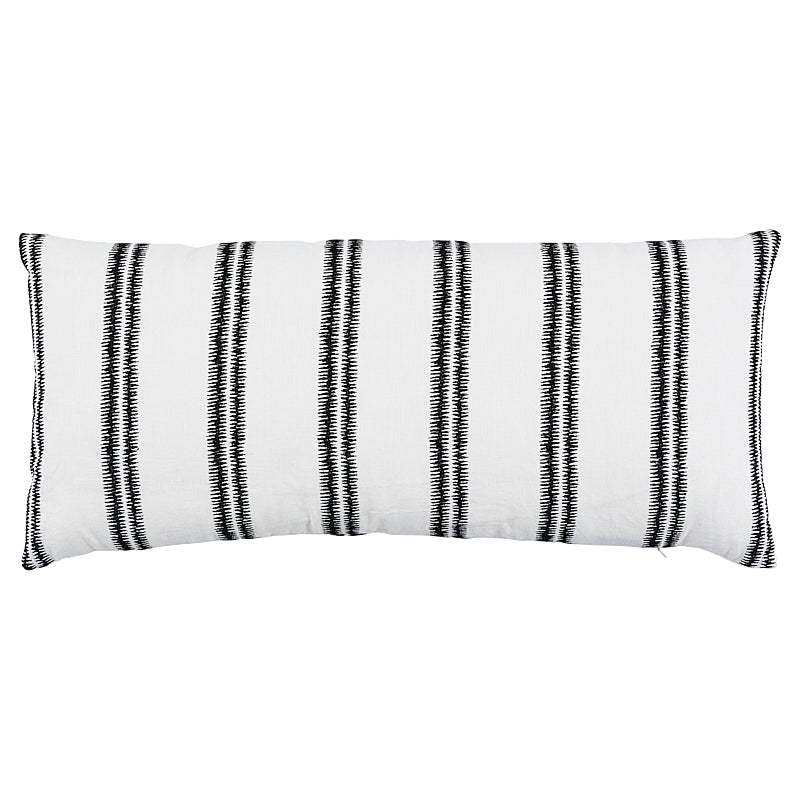 Paloma Embroidery Pillow | Ebony