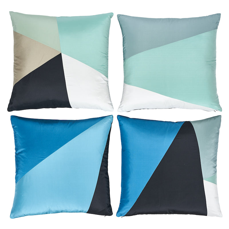 Cubist Pillow | Peacock