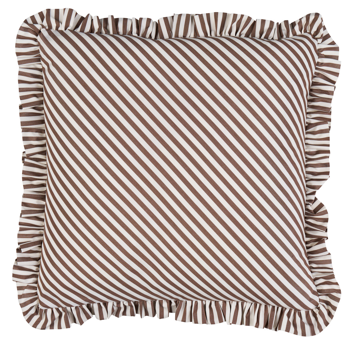 Brigitte Stripe Pillow | Brown