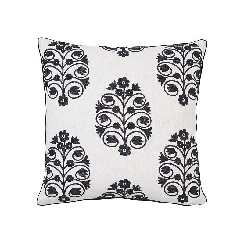 Talitha Pillow | Blackwork