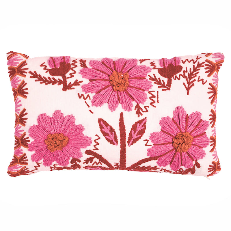 Marguerite Embroidery Pillow A | Blossom