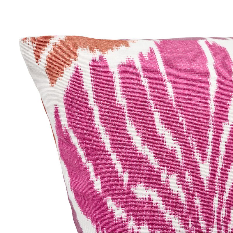 Kimono Ikat Pillow | Berry