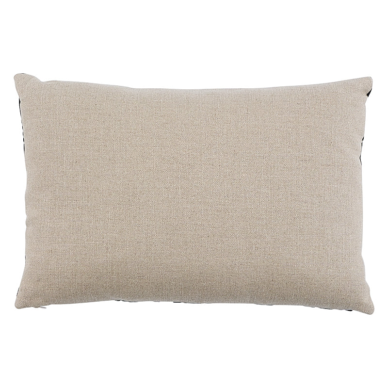 Pavone Velvet Pillow | Carbon