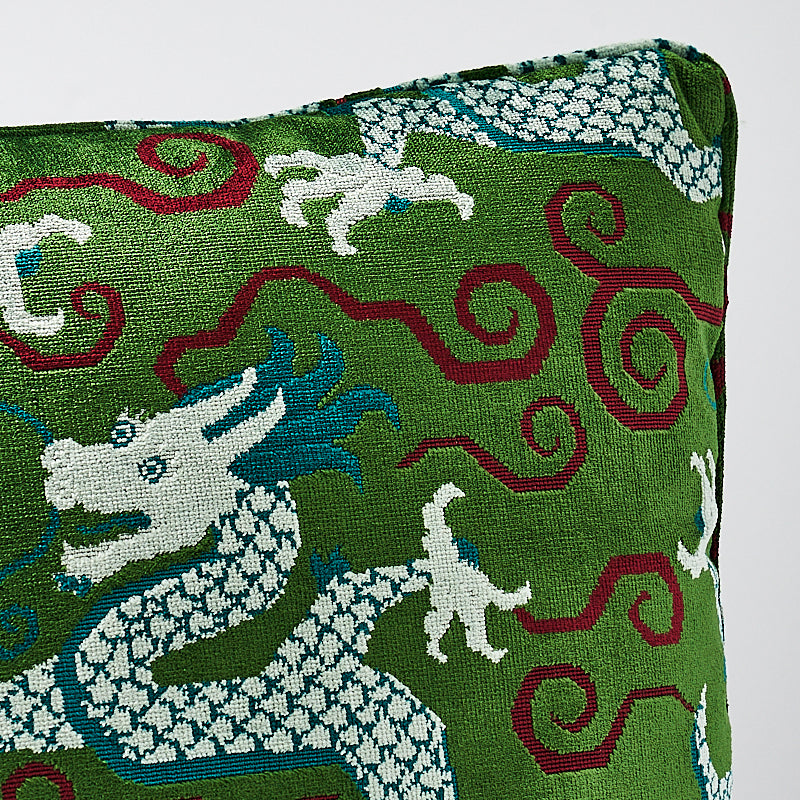 Bixi Velvet Pillow | Emerald