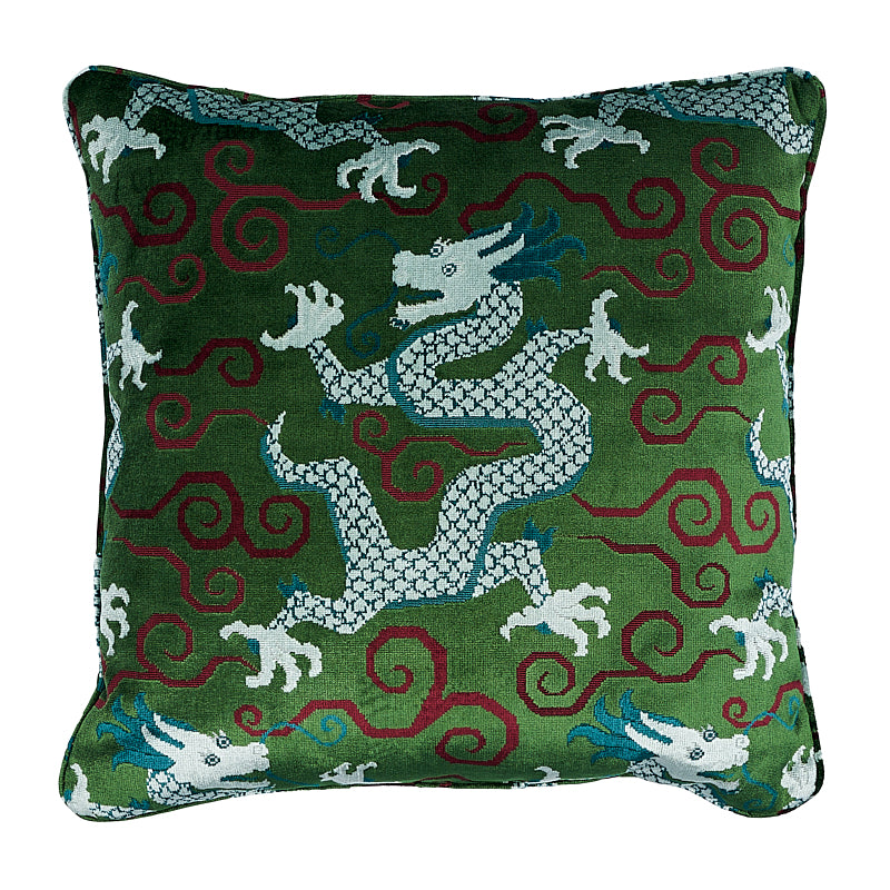 Bixi Velvet Pillow | Emerald