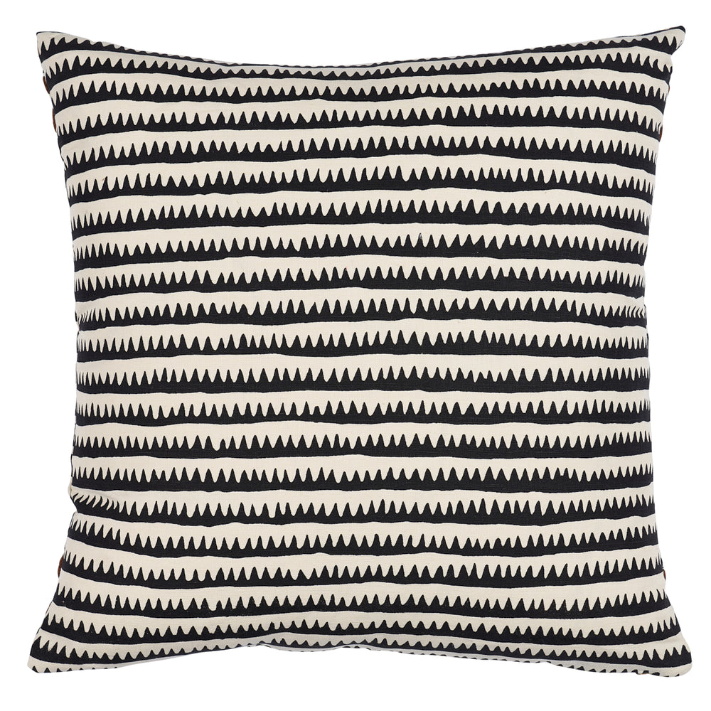 Corfu Pillow | Black Neutral