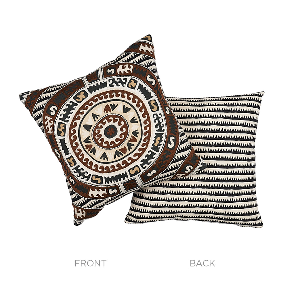 Corfu Pillow | Black Neutral