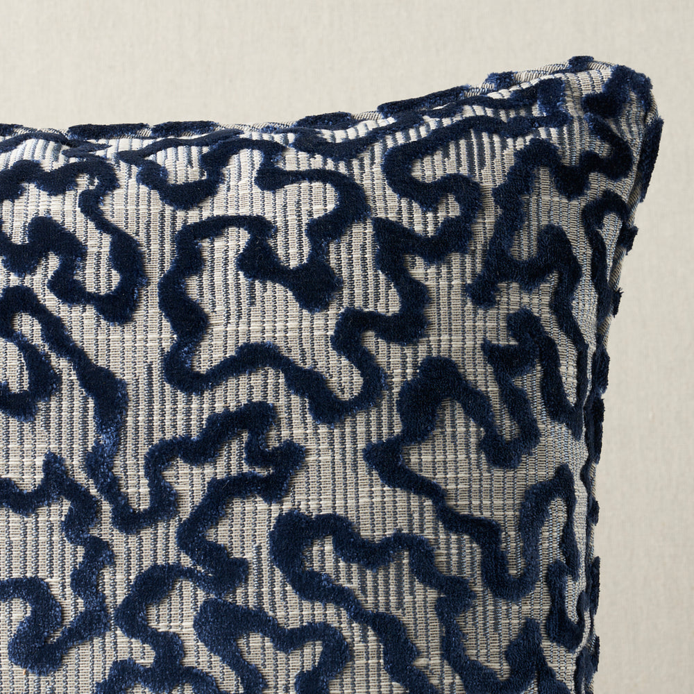 Janis Velvet Pillow | Blue