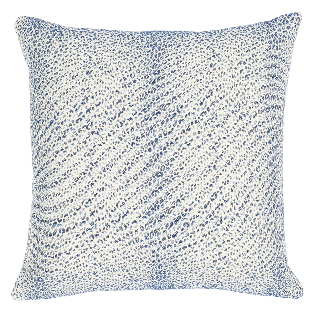Mini Leopard Indoor/Outdoor Pillow | Navy