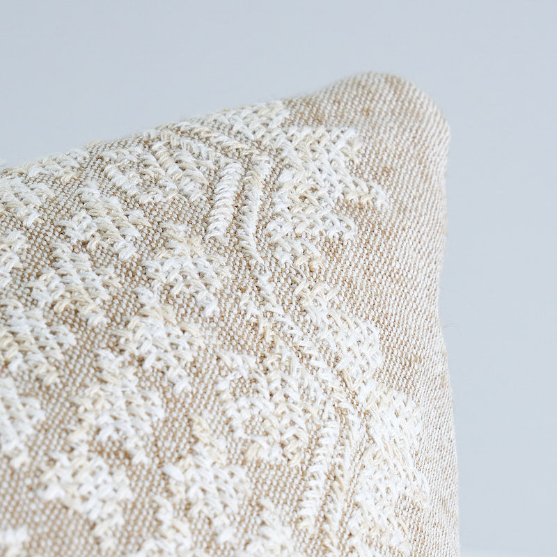 Wentworth Embroidery Pillow | Natural