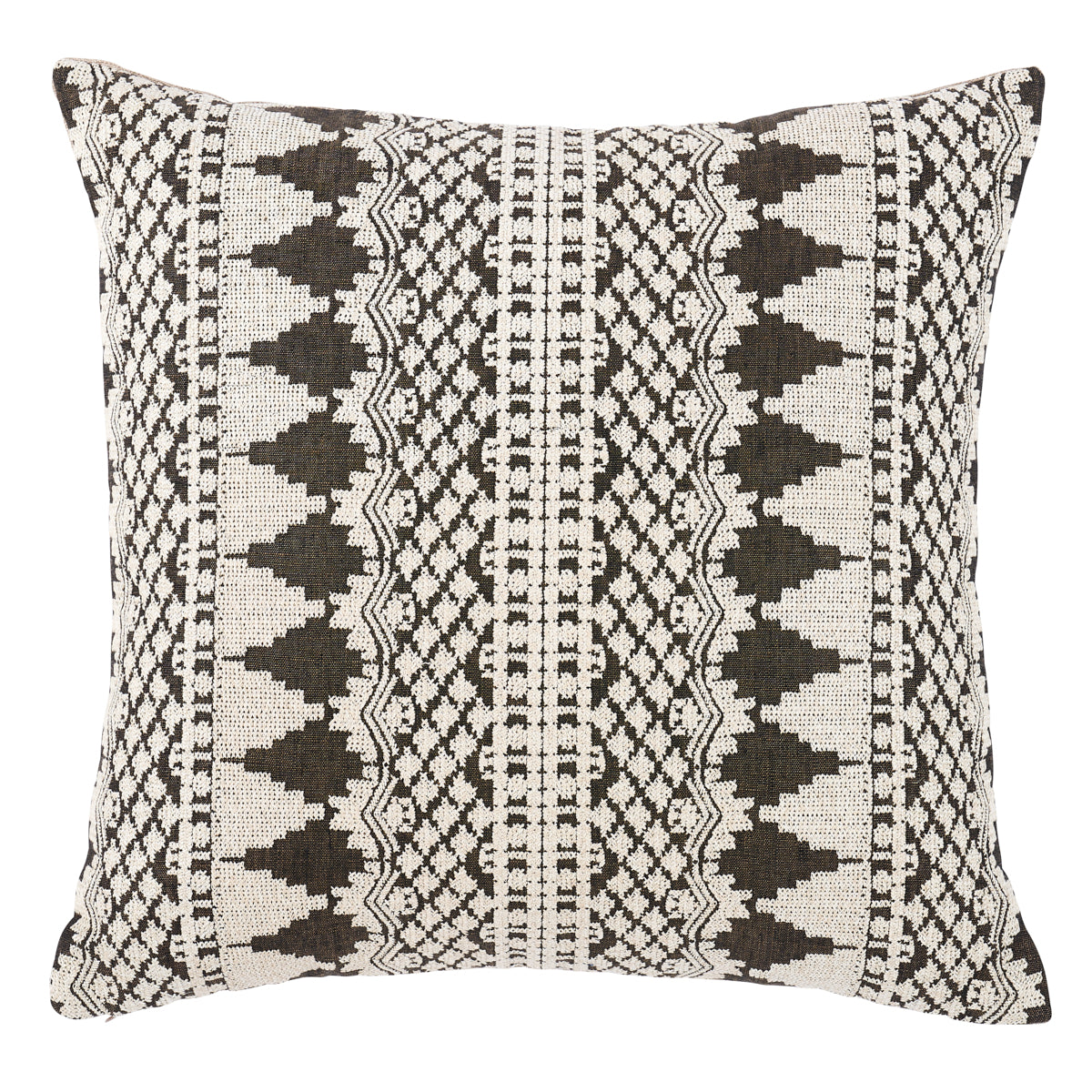 Wentworth Embroidery Pillow | Carbon