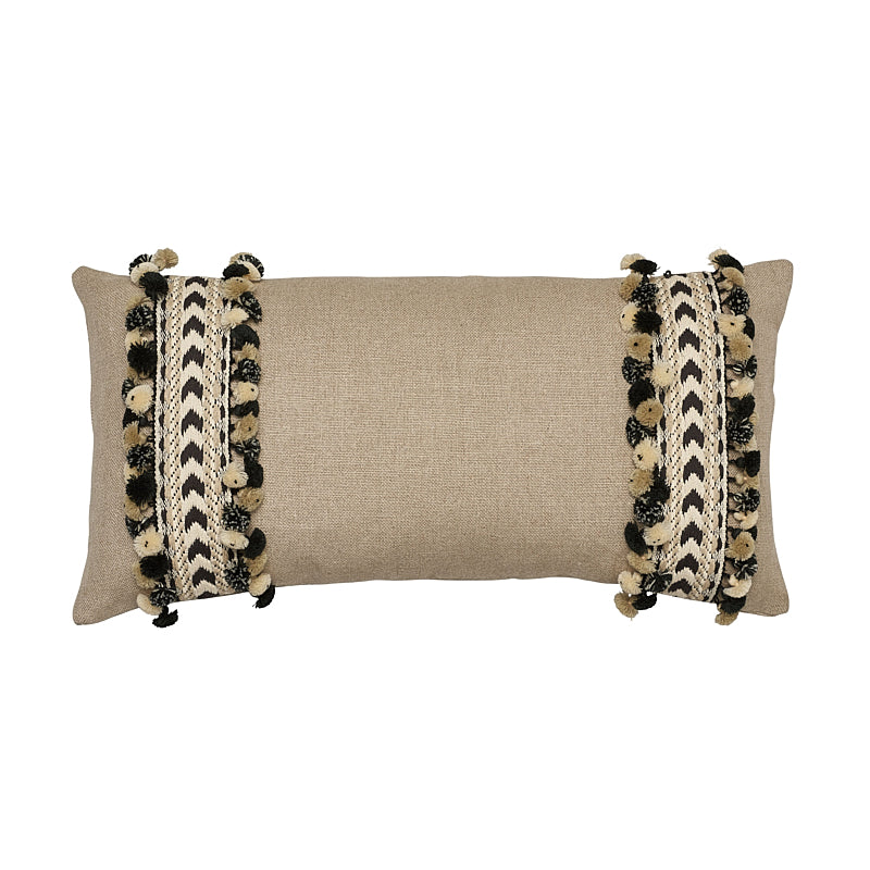 Maracana Pom Pillow | Flax