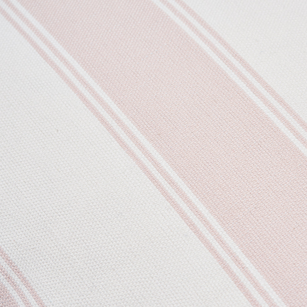 Rafe Stripe Pillow | Pink & White
