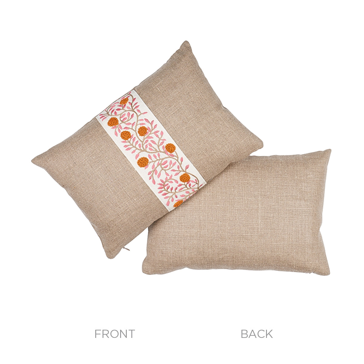 Ashoka Pillow | Orange & Pink