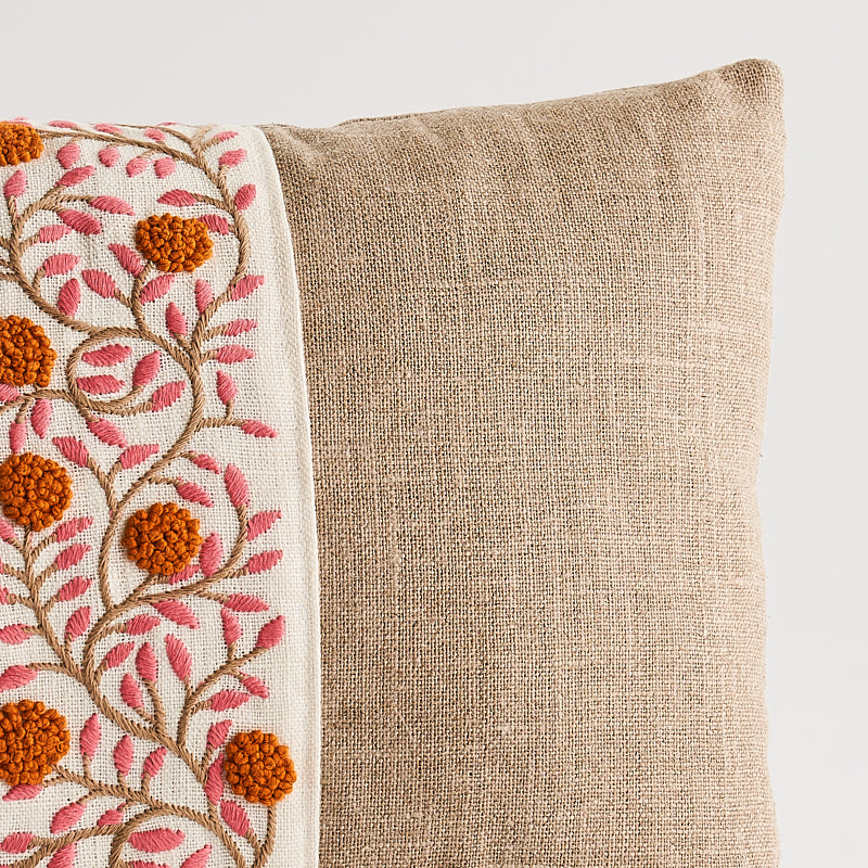 Ashoka Pillow | Orange & Pink