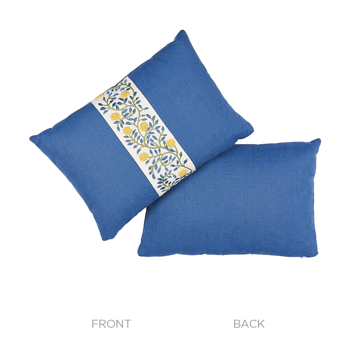 Ashoka Pillow | Citron & Blue