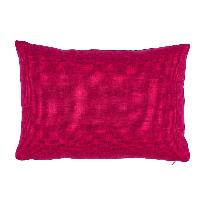 Ashoka Pillow | Magenta & Leaf