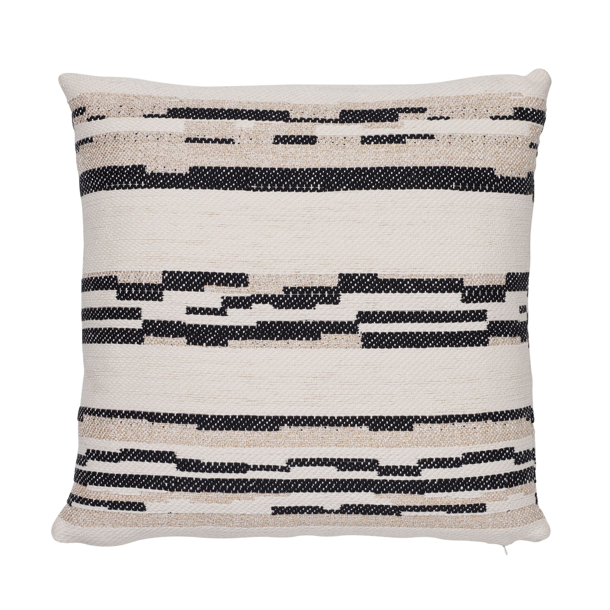 Sambar Pillow | Black & Gold