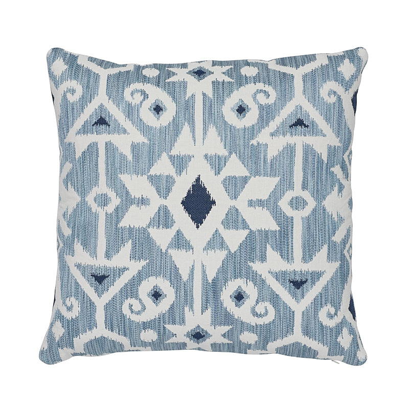 Crusoe Ikat Pillow | Sky