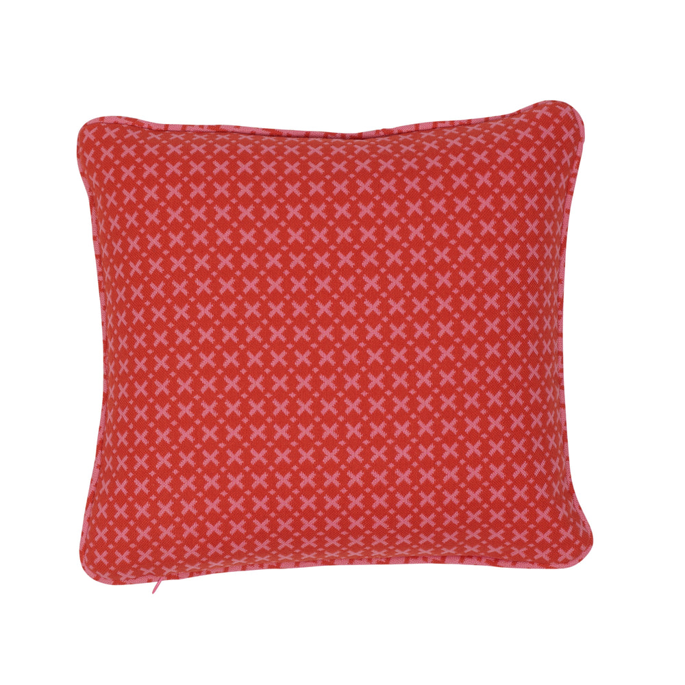 Elias Pillow | Red & Pink