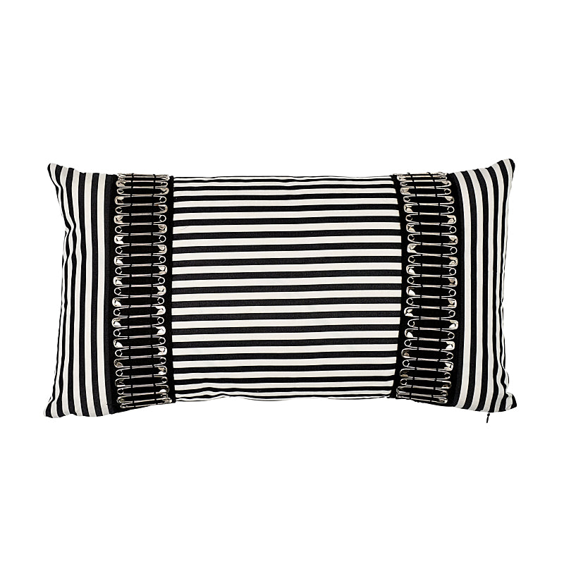 Punk Rock Pillow | Black & White