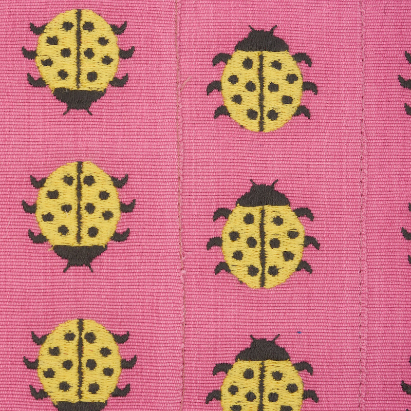 Ladybird Pillow | Yellow & Pink