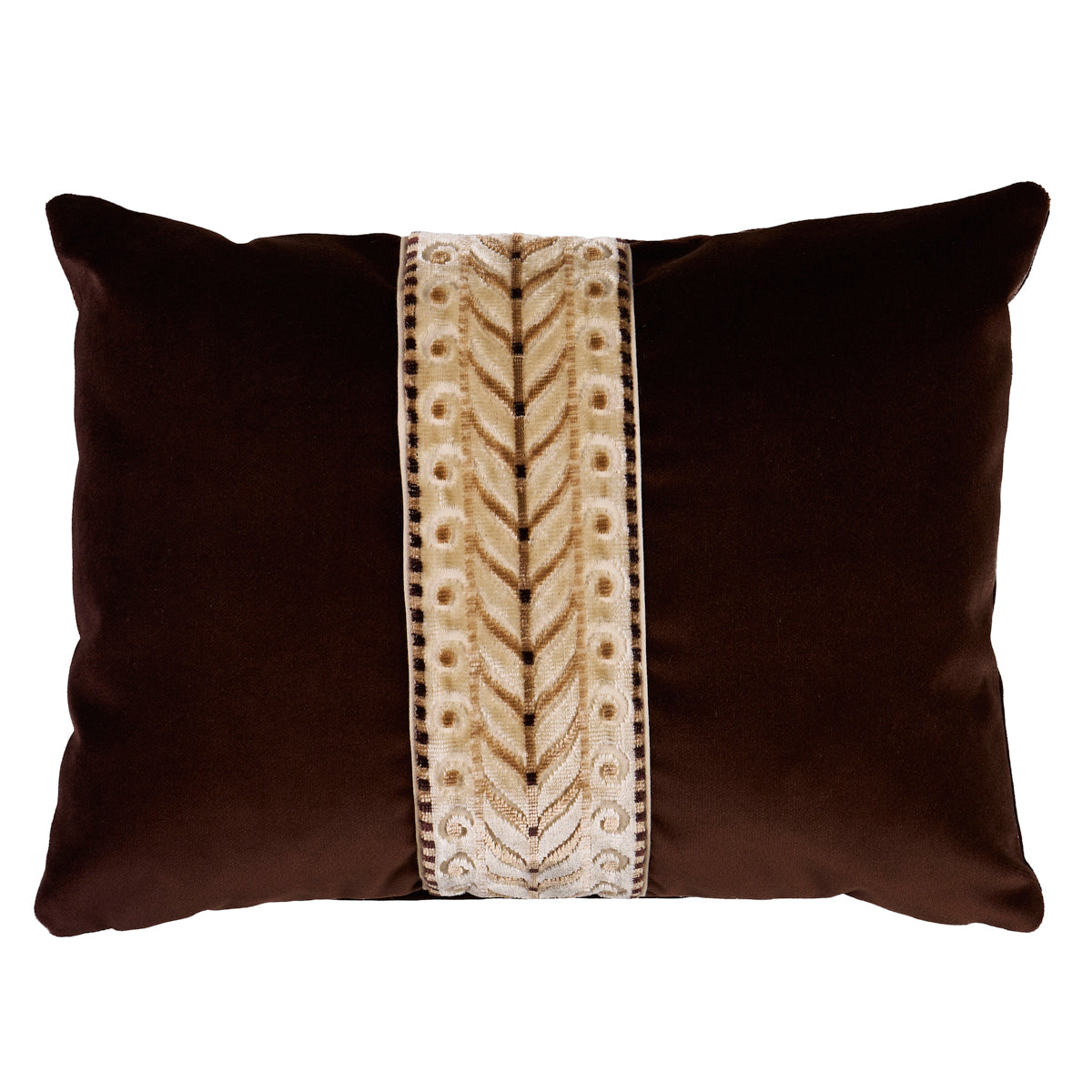 Marion Velvet Pillow | Sepia