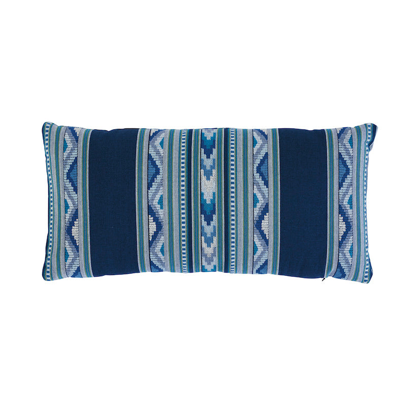 Zarzuela Embroidery Pillow | Indigo