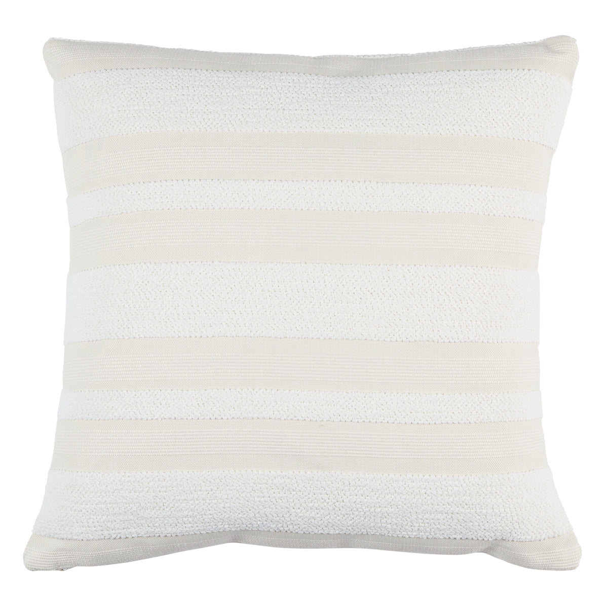 Ohara Stripe Indoor/Outdoor Pillow | Ivory