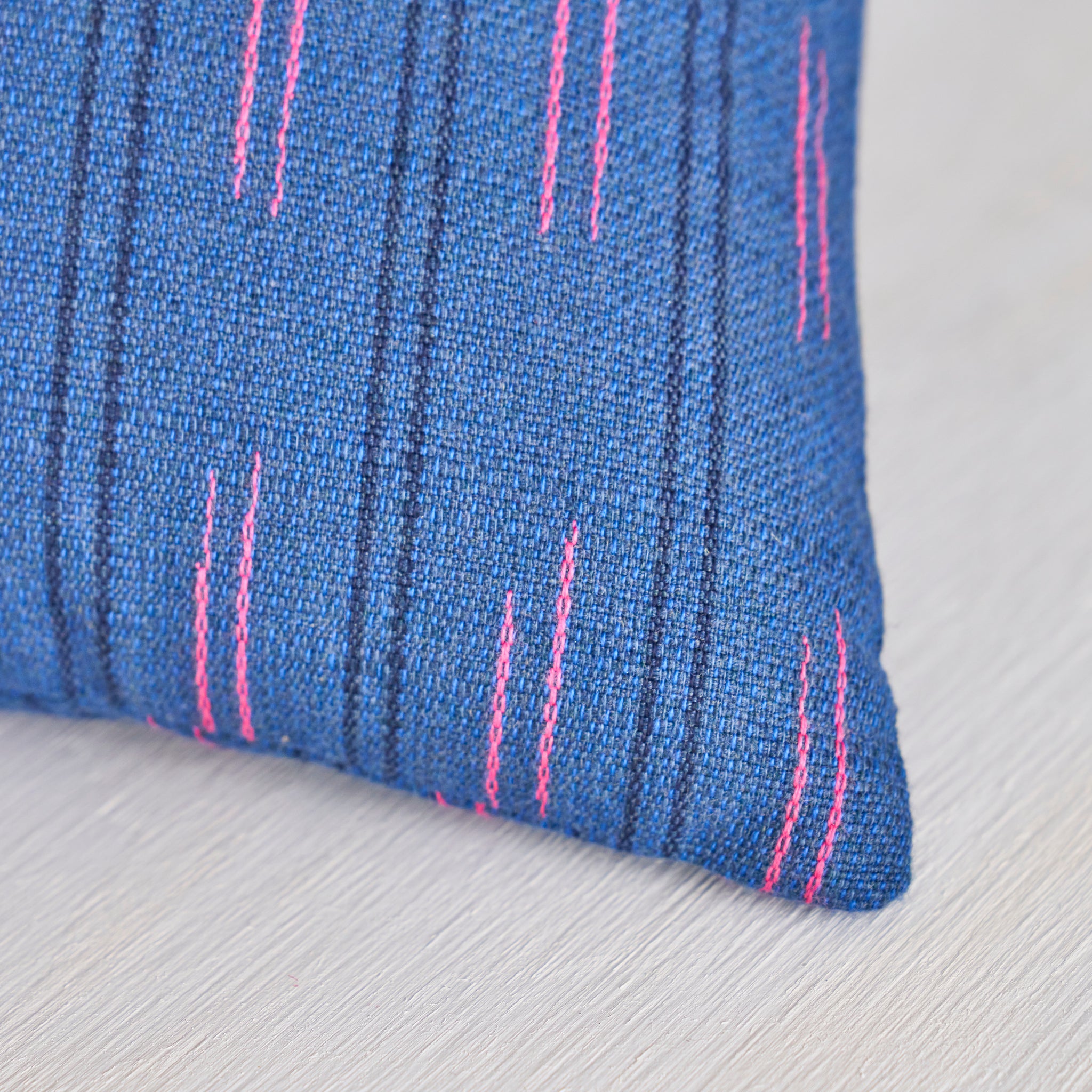 Ainsley Stripe I/O Pillow | Navy