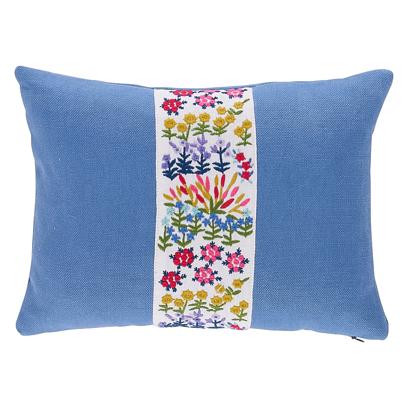 Lula Embroidered Pillow | Ivory