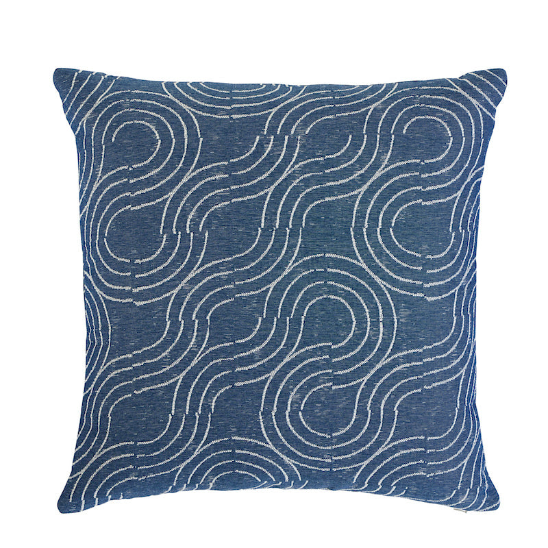 Alma Indoor/Outdoor Pillow | Denim