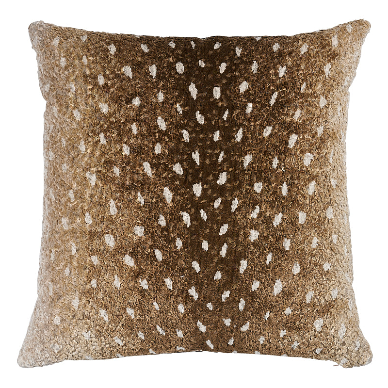 Axis Velvet Pillow | Fawn