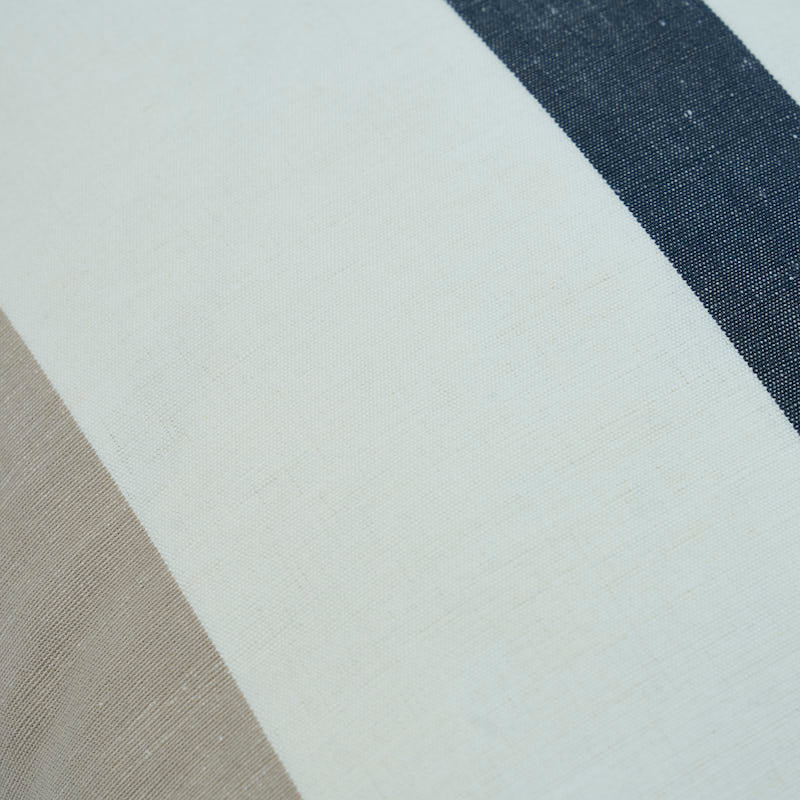 Lolland Linen Stripe Pillow | Grey Sand
