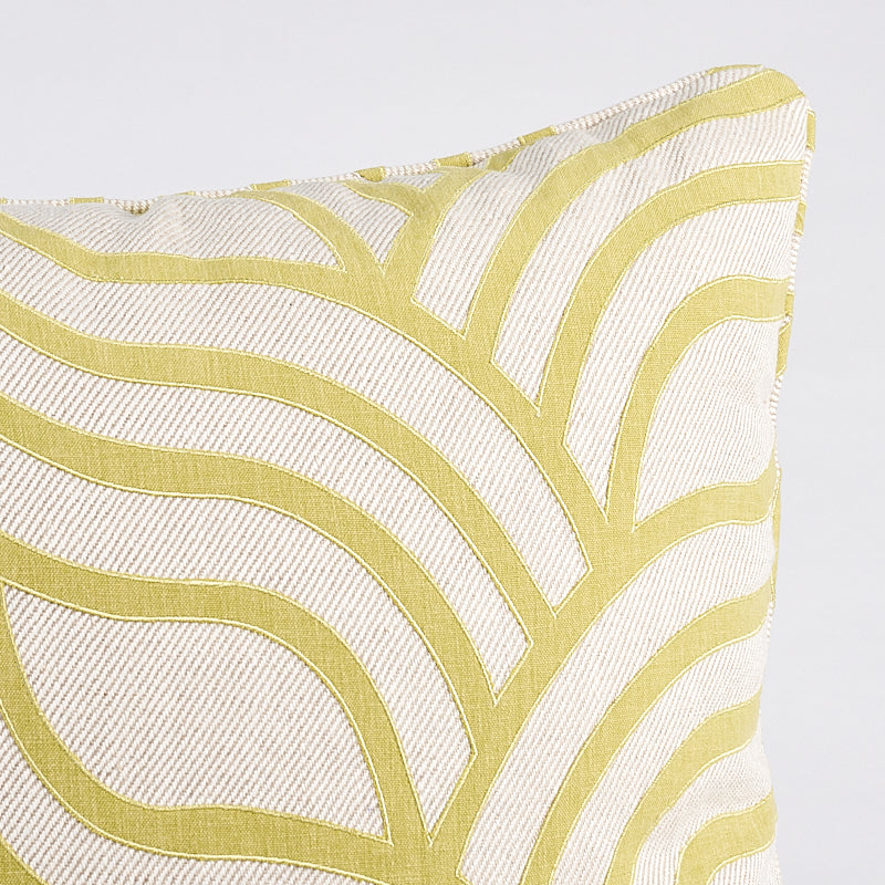 Sangomar Applique Pillow | Citron