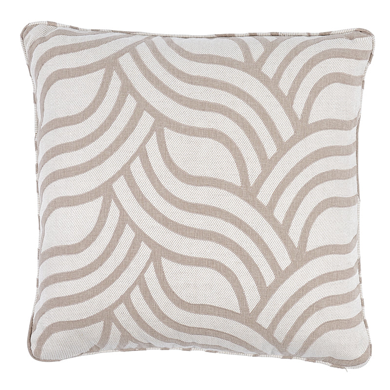 Sangomar Applique Pillow | Brown