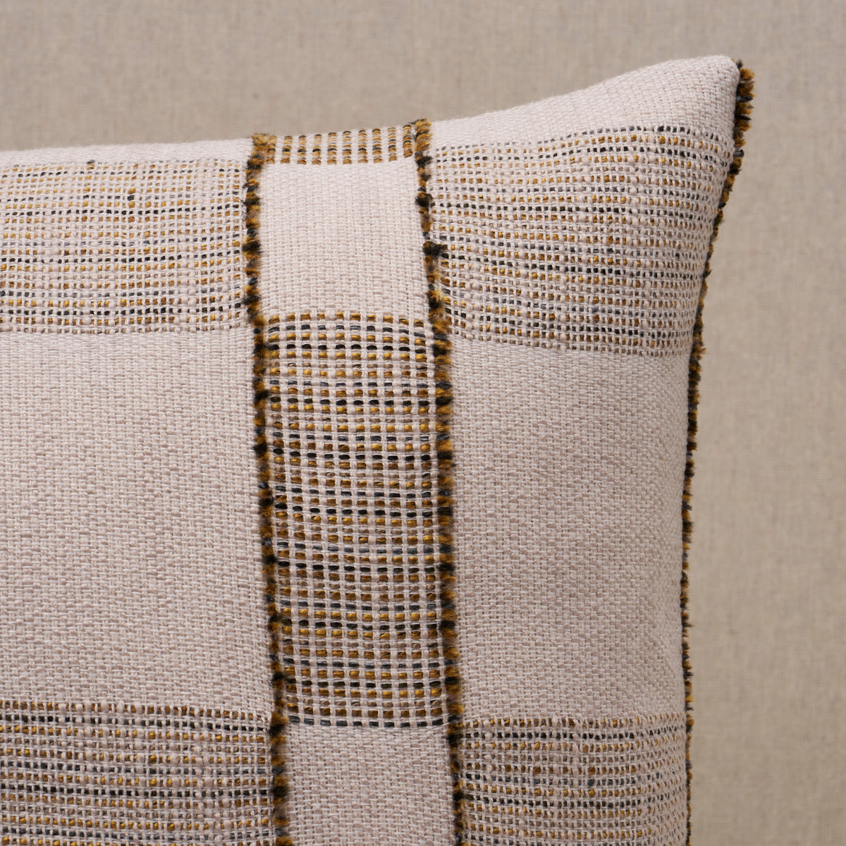 Elko Plaid Pillow | Straw