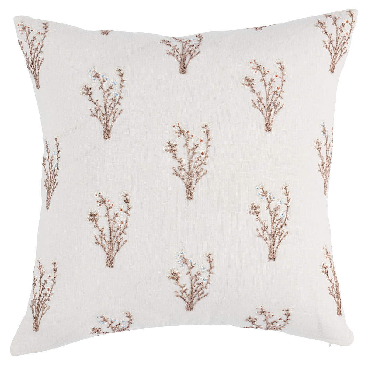 Stora Embroidery Pillow | Ivory